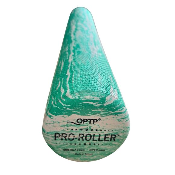 OPTP Pro-Roller Green Marble Standard Density Round Foam Roller 36 in x 6 in GUC - Picture 1 of 8